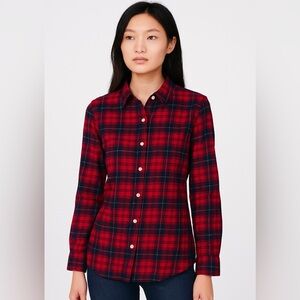 👚 Jachs GF Women's Cozy Flannel Shirt - Red, Size S ❤️  ✨ Condition: Pre-loved,
